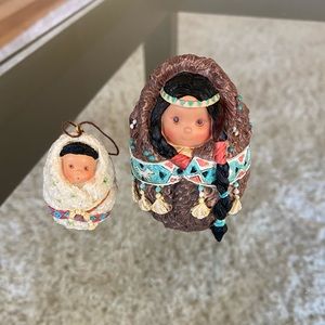 Friends of the Feather Karen Hahn Enesco figurine with baby